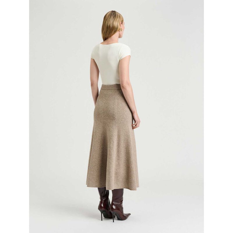 Veronika Maine Boucle Knit Skirt image number 1